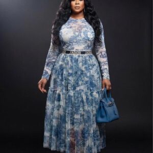 Pattern Gown - Image 1