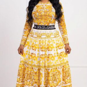 Pattern Gown - Image 1