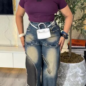 Pattern Jeans - Image 1