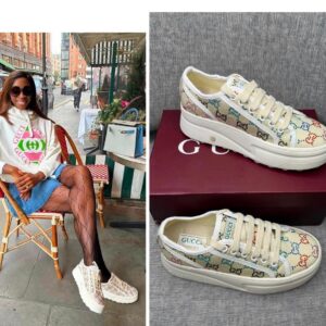 Tennis platform sneakers - Image 1