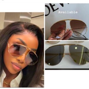 Oversized aviator sunglasses - Image 1
